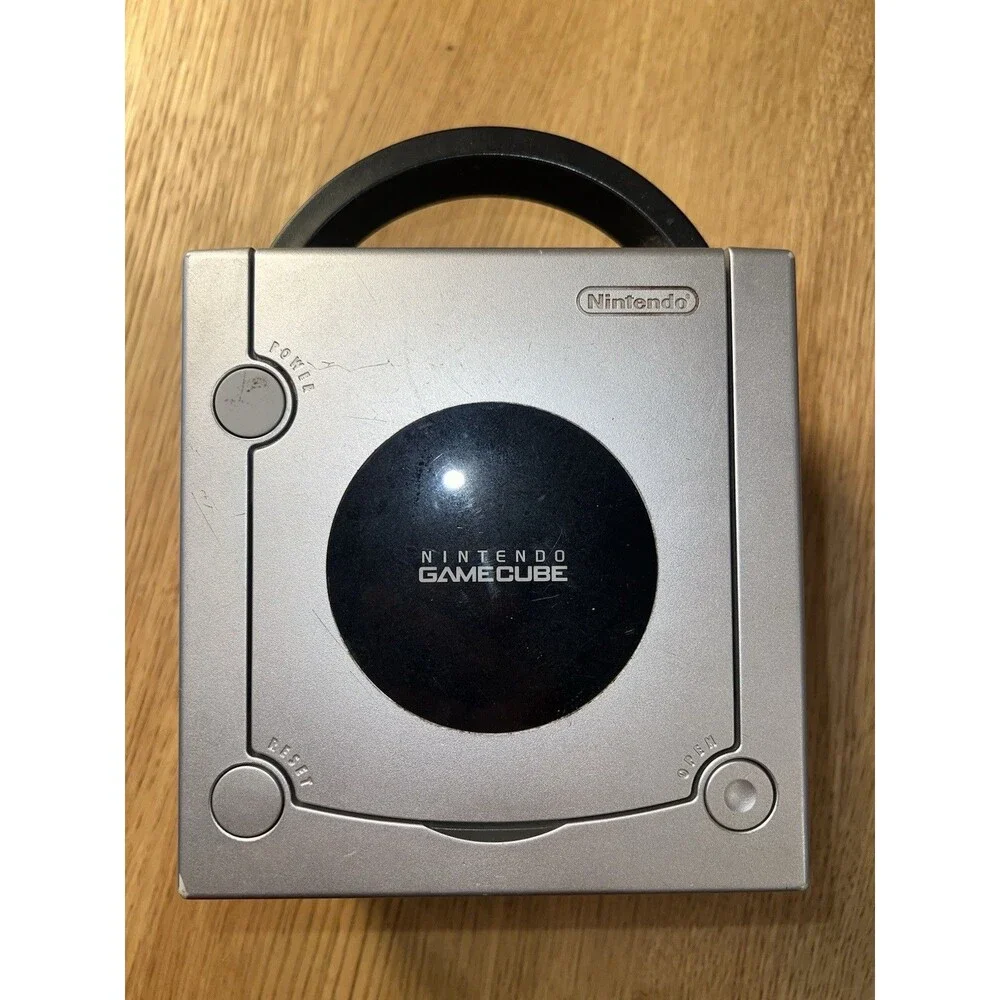 Nintendo GameCube Console Silver OEM Authentic US Region Not Tested Great Shape